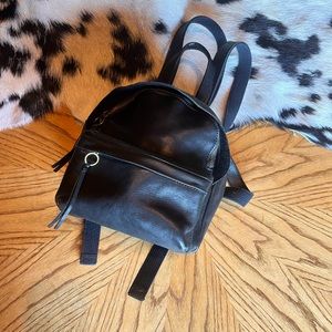 Madewell mini leather backpack purse